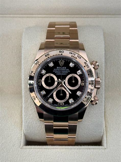 Rolex Daytona oro rosa NUOVO 2023 quadrante in diamanti 